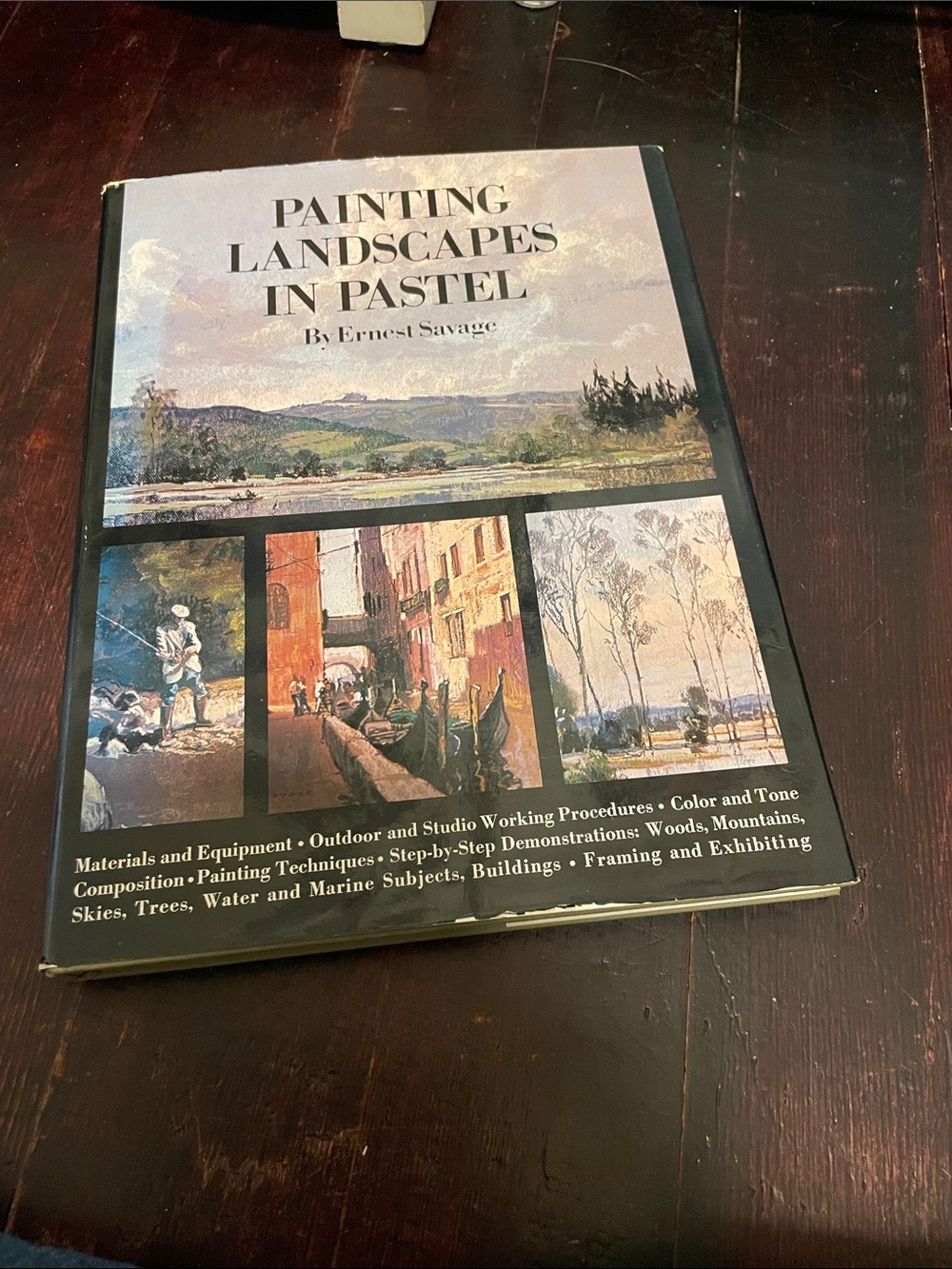 Painting Landscapes in Pastel by Ernest Savage - Pastel Art Book (Pastel, Black)